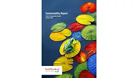 Picture of a colorful report cover