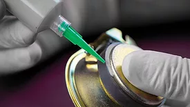 Picture of an epoxy being applied