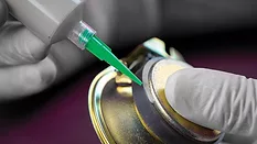 Picture of an epoxy being applied