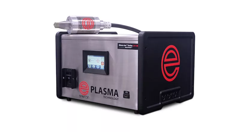 Picture of a plasma treatment machine