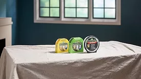 Picture of three tape containers on a table
