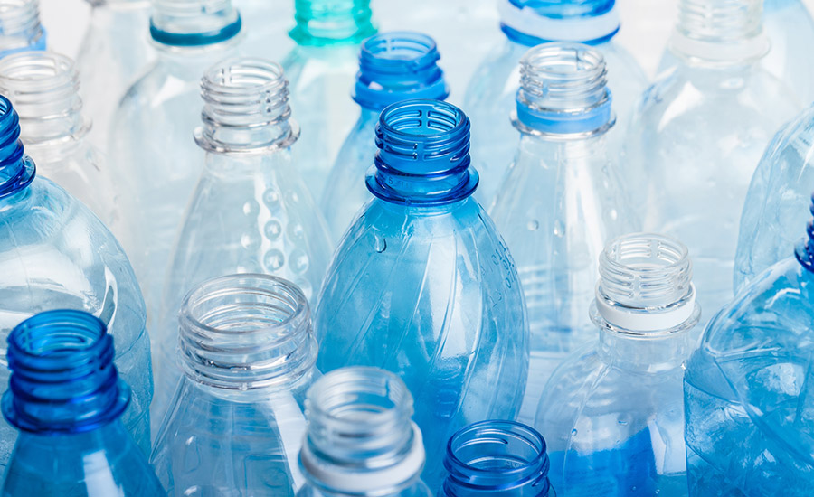 plastic water bottles