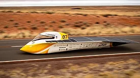 Picture of a solar car