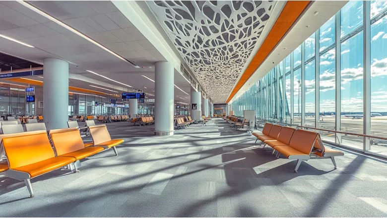 Clariant fire retardant Picture of an airport terminal