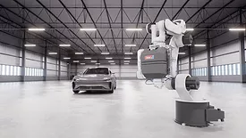  Picture of a car and a robot