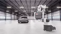  Picture of a car and a robot