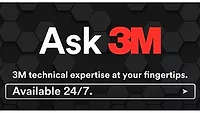Picture of the words Ask 3M in red and white