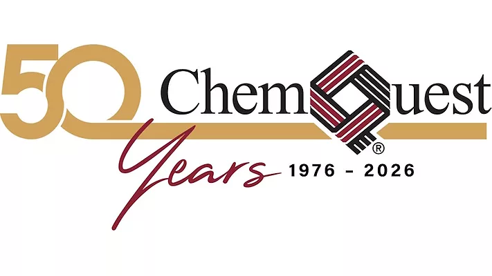 Picture of the ChemQuest logo with a gold 50