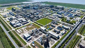 Aerial view of the Covestro Integrated Site Shanghai