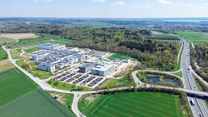 Aerial picture of a chemical facility