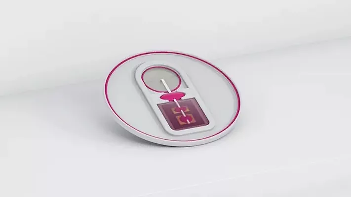 Picture of a diabetes medical sensor