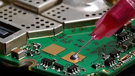 Picture of an epoxy being applied