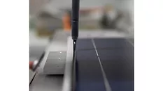 Picture of an adhesive being dispensed