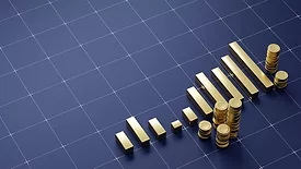 graphic representing a sales chart