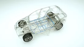 Picture of a car frame
