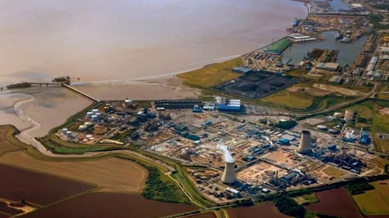 Aerial photo of a chemicals facility