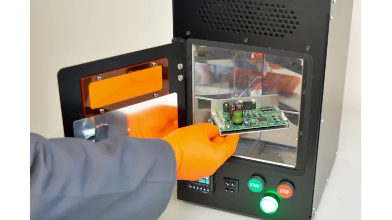 Picture of a benchtop curing oven