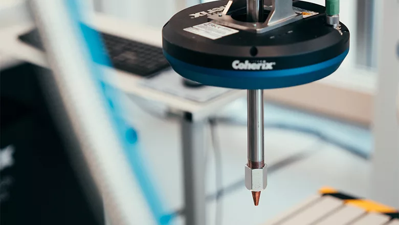 The 3D process control inspection system automatically adjusts nozzle position to correct bead placement without stopping production. 