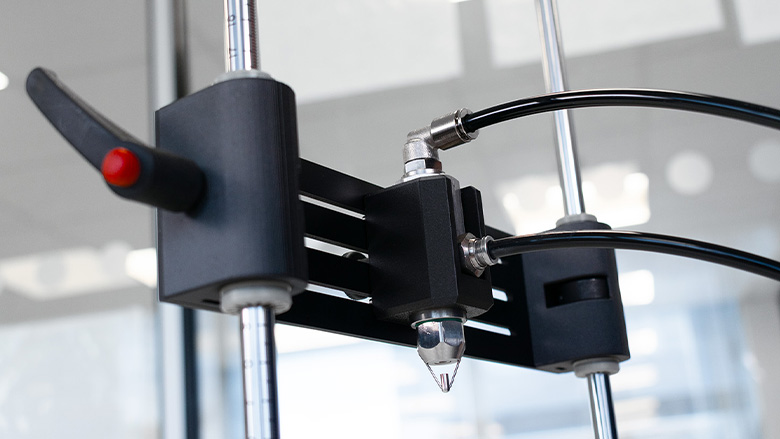 Ultrasonic spray head.