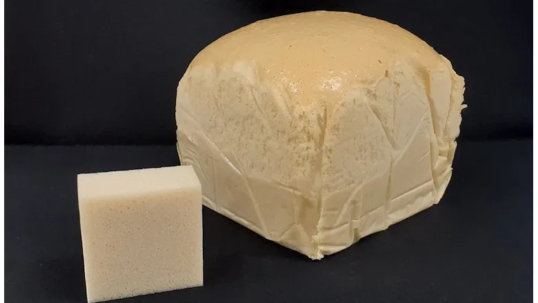 Picture of two blocks of polyurethane foam