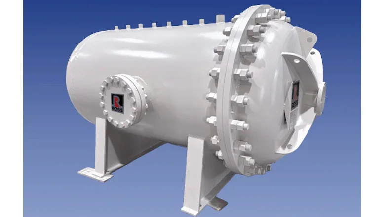 ROSS 600 Gallon ASME Pressure Vessel Picture of a large containment vessel