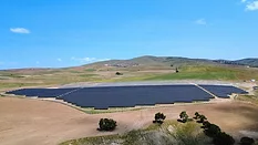 Picture of a solar power facility