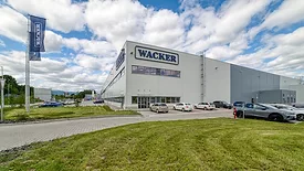 Picture of the front of an industrial building