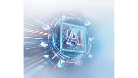 Abstract picture portraying AI