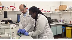 Picture of people in a lab