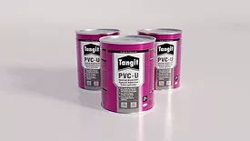 Picture of three cans of adhesive