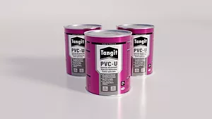 Picture of three cans of adhesive