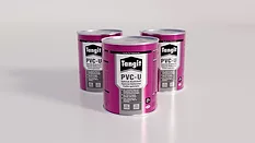 Picture of three cans of adhesive