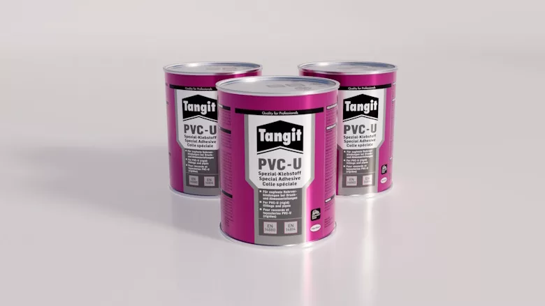 Picture of three cans of adhesive