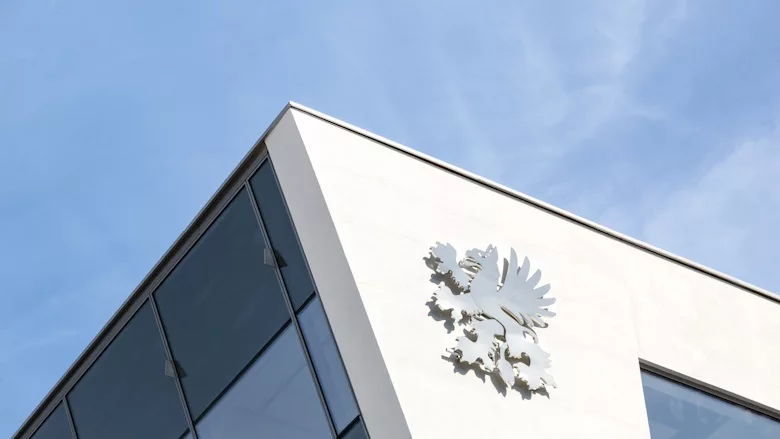 Picture of a corner of a building