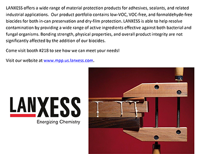 Lanxess exhibit in print