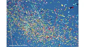 image of confetti in air 
