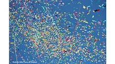 image of confetti in air 