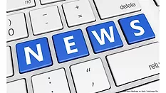 Image of a computer keyboard with the letters N E W S highlighted