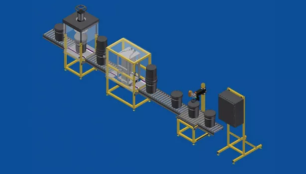 Modular and Flexible Automated Pail Processing