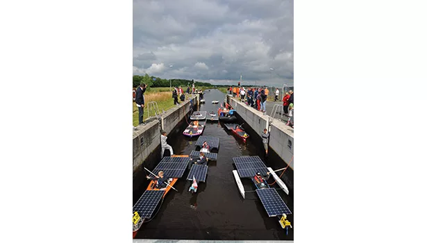 Sailing on Solar with Structural Adhesives