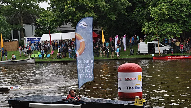 Sailing on Solar with Structural Adhesives