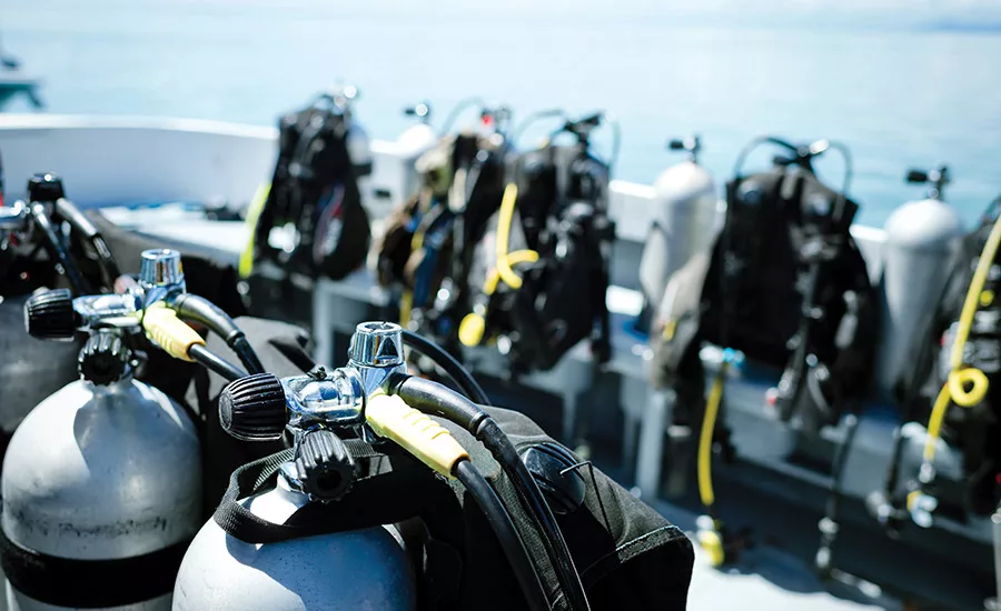 scuba tanks