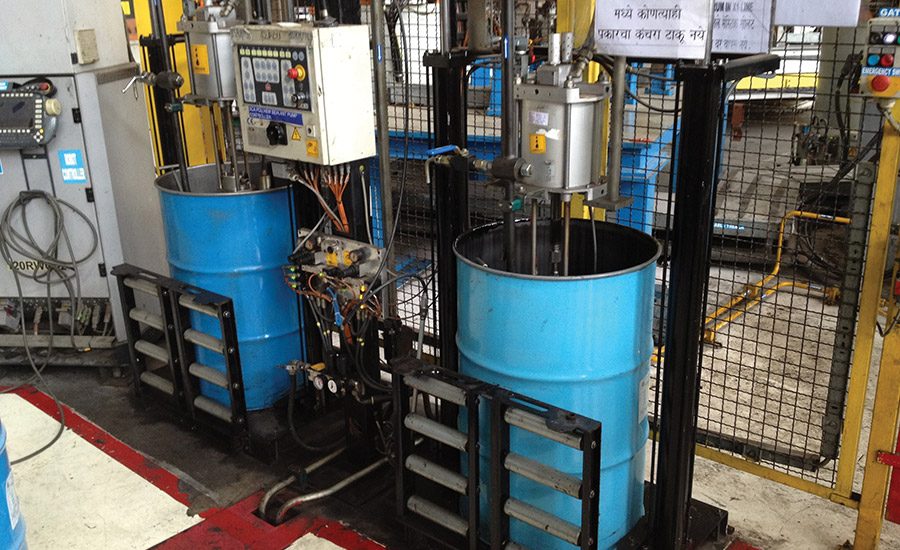 Sealer pumping station