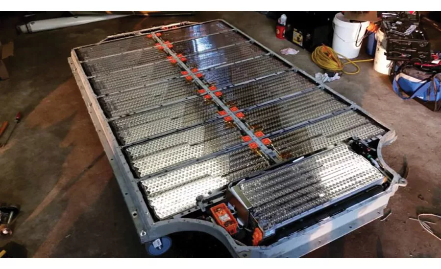 Tesla model S battery pack