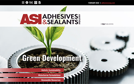 Adhesives & Sealants Industry January 2022 Cover
