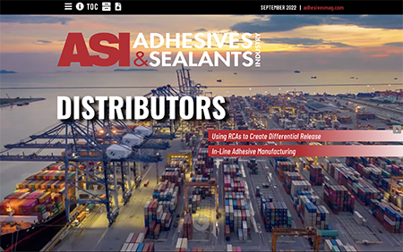 Adhesives & Sealants Industry september 2022 Cover