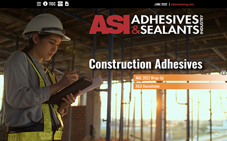 Adhesives & Sealants Industry april 2022 Cover