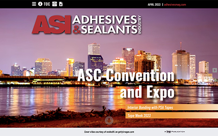 Adhesives & Sealants Industry april 2023 Cover