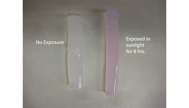 Join silicone transparent, translucide