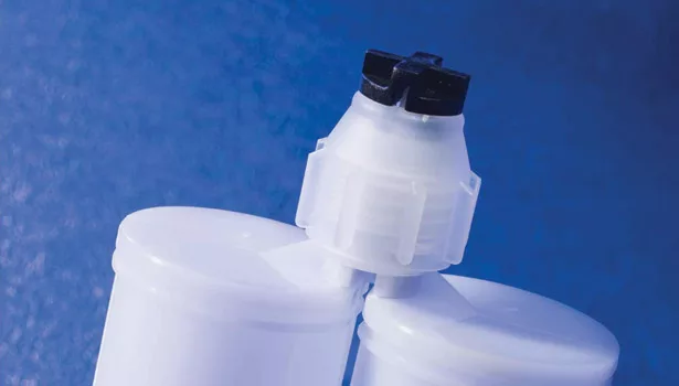 closed cartridge molded closure